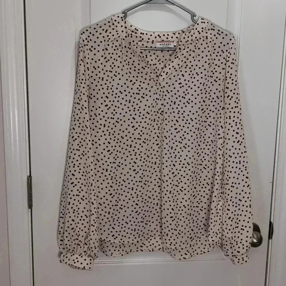 Andrée by Unit Women's Polka dot Blouse - Picture 1 of 8